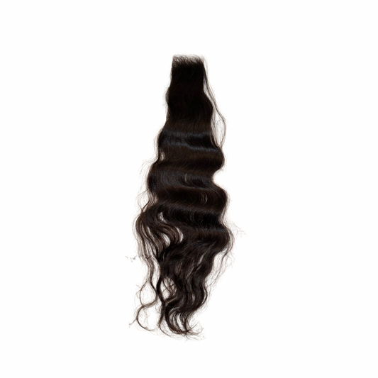 Raw Indian HD Natural Wavy Closure 2x6